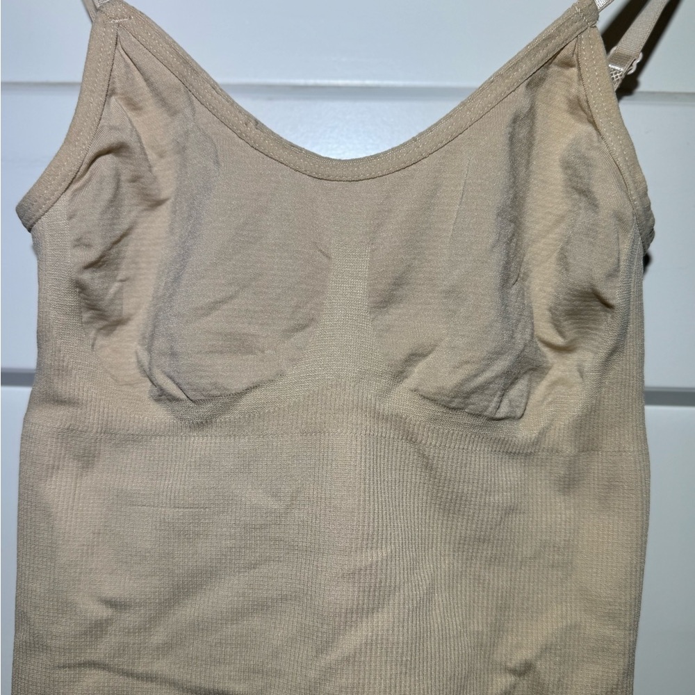 Tan Fitted Camisole Bodysuit